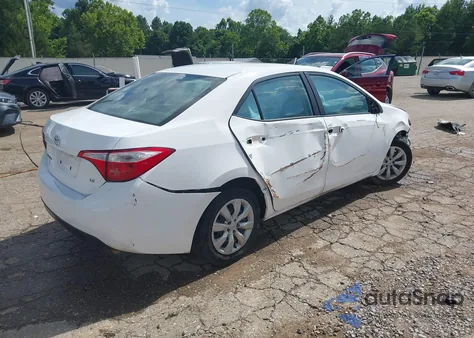 2016 Toyota Corolla Le из США, поврежденный, VIN 5YFBURHE6GP501153